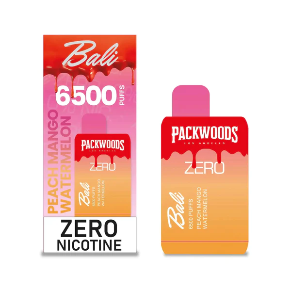 Bali + Packwoods Zero 6500 Puffs Disposable Vape (Zero Nicotine)